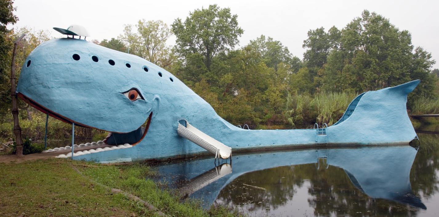 Big Blue Whale, Route 66, Catoosa, Oklahoma