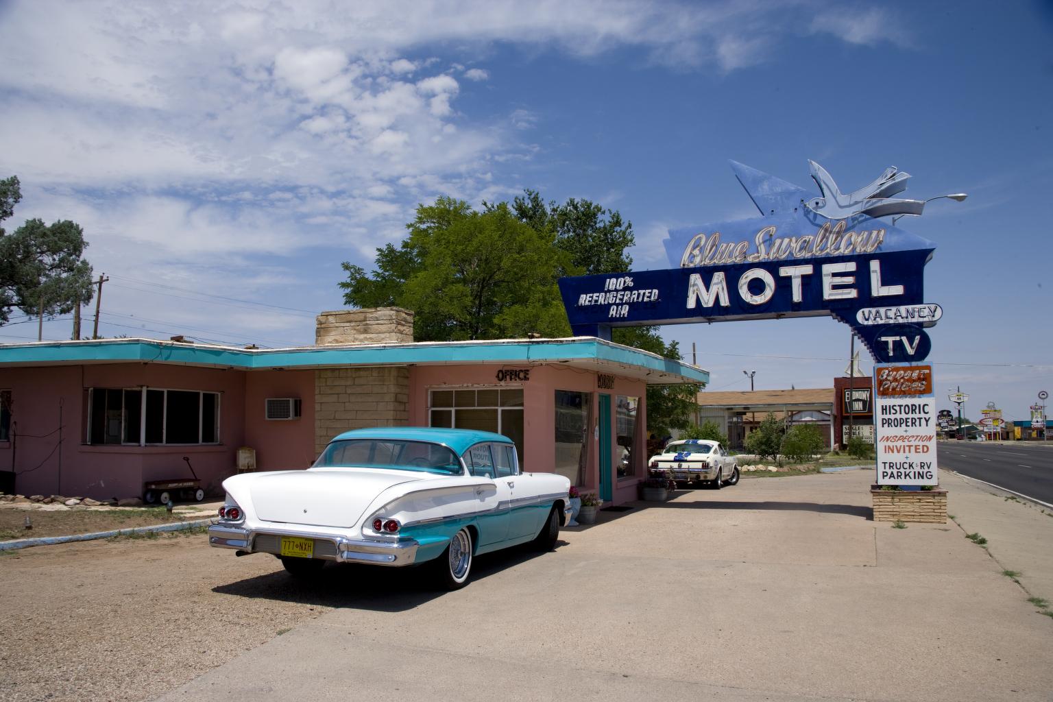 Blue Swallow Motel, Route 66, New Mexico