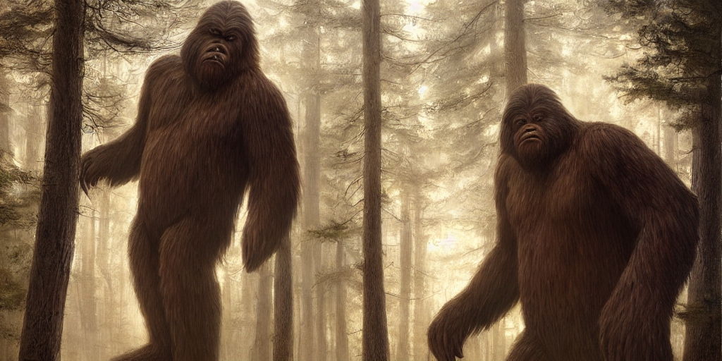 Bigfoots in the forest