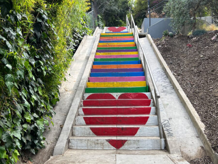 Micheltorena heart stairs Los Angeles