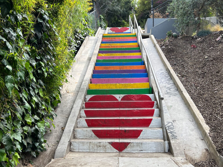 Micheltorena heart stairs Los Angeles