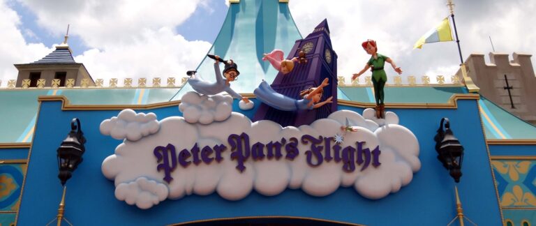 Peter Pan's Flight at Disneyland in Anaheim, California