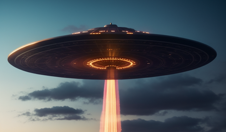 UFO over Area 51