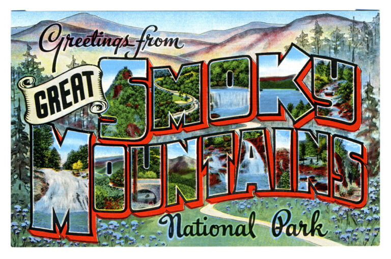 Smoky Mountains Vintage Postcard